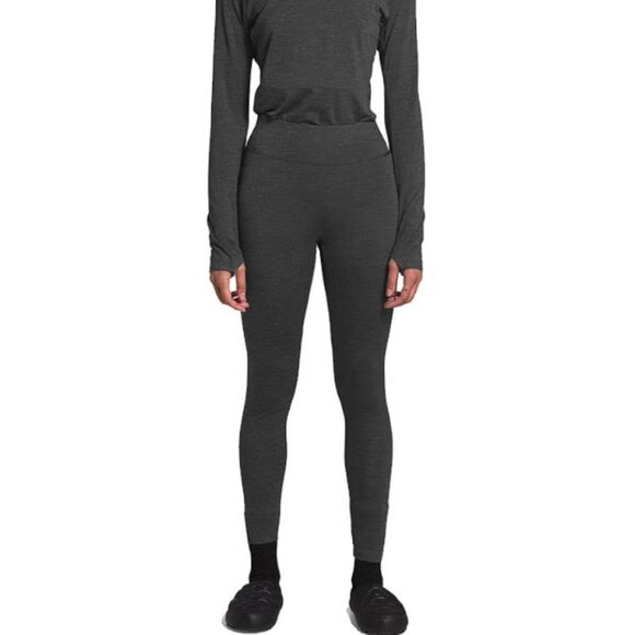 THE NORTH FACE Women's Ultra-Warm Wool Boots Tights Size L Reg In Dark Grey - Picture 1 of 7